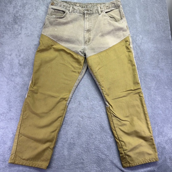 Wrangler Upland Brush Pants Mens 40x30 Reinforced Workwear 33145CL - Picture 5 of 12